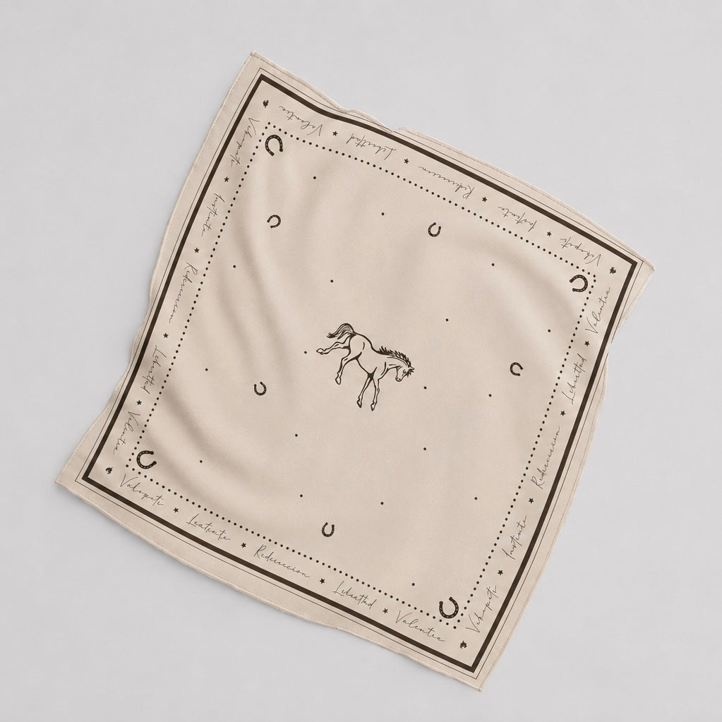 Combo match pañoletas | Caballo beige