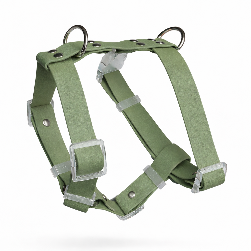 Arnés impermeable verde militar Vekopets
