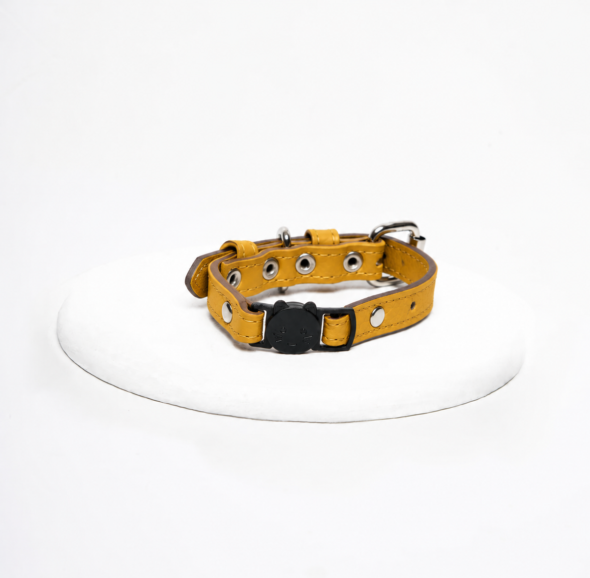 Collar cuero vegano gato | Banana Split